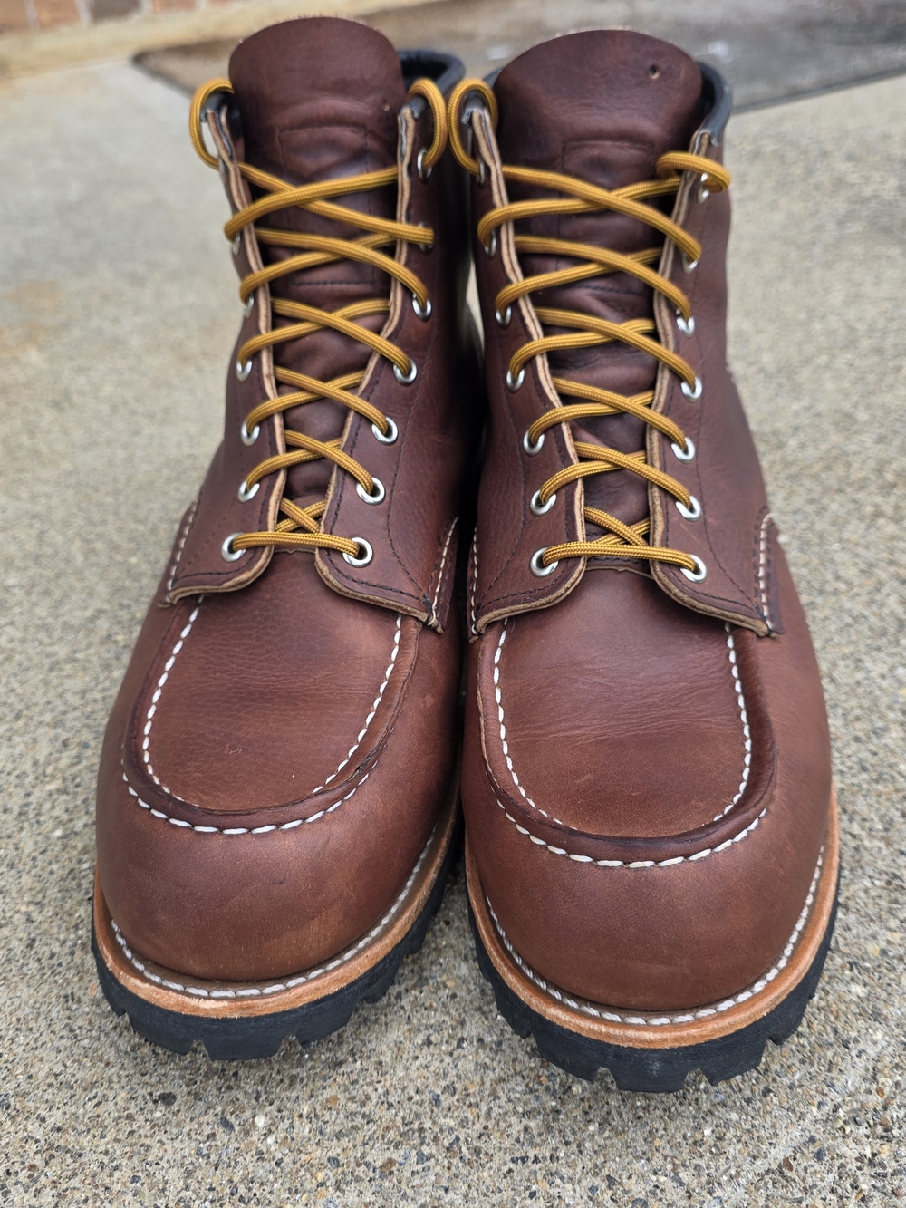 Red Wing Brown Leather 8146 Moc Toe Work Boots Mens Size: 13
